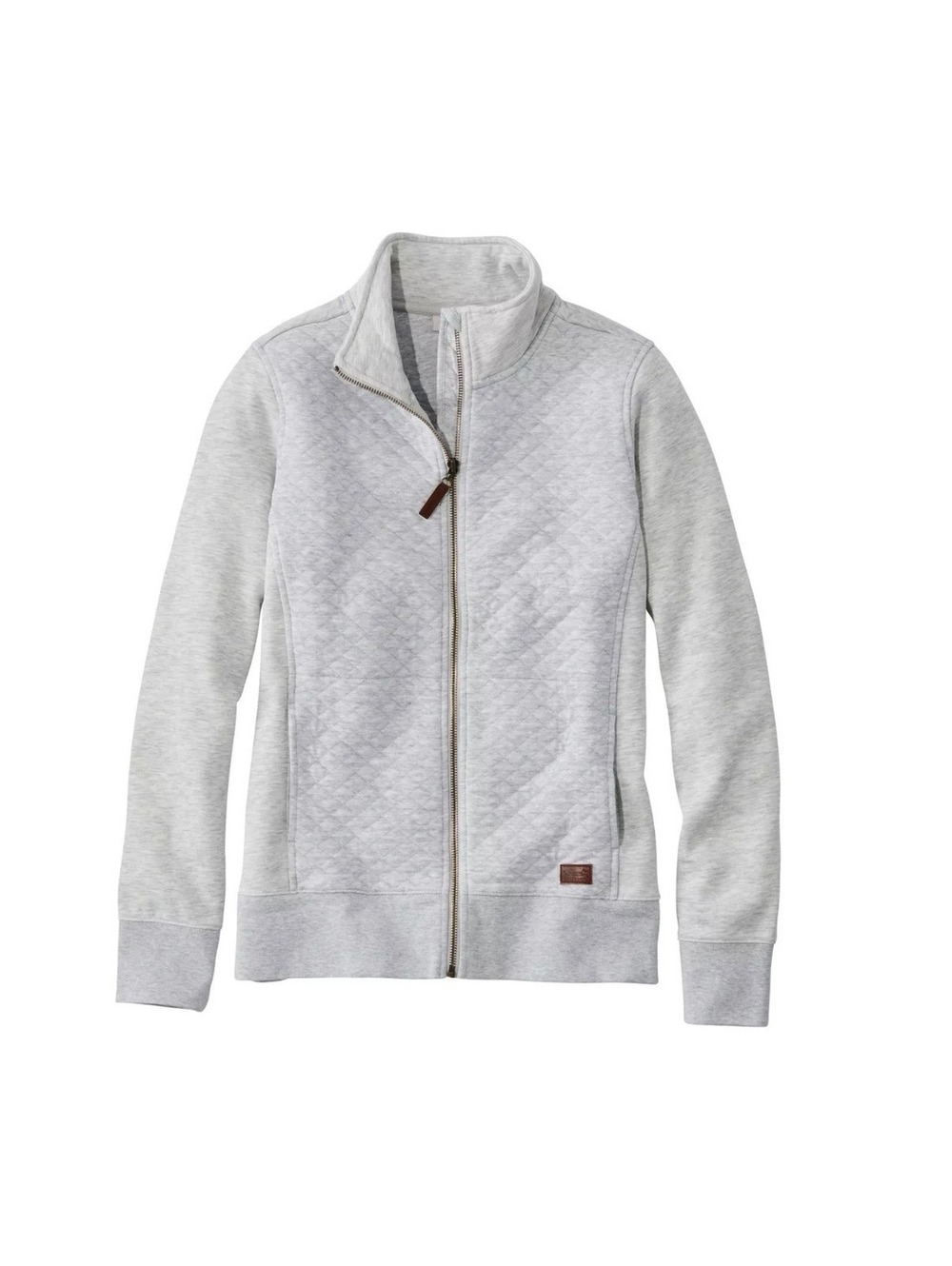 LL Bean Women's Quilted Full-Zip Sweatshirt